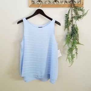 Vince Camuto Flowy Split Back Tank